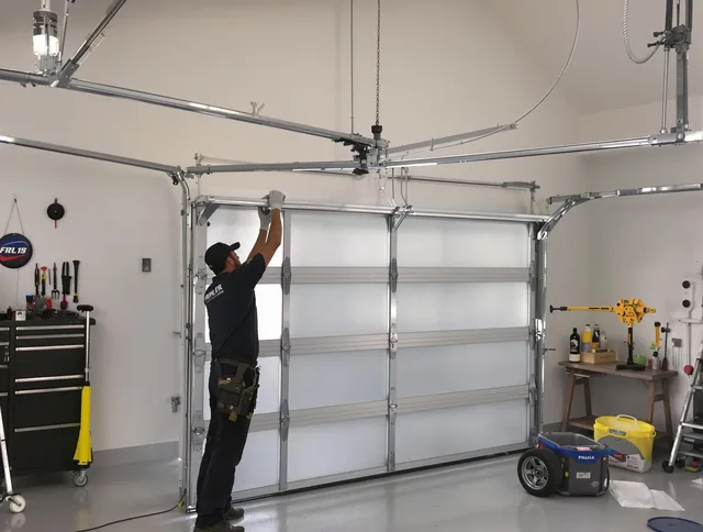Orange Garage Door Repair certified team performing precision garage door installation in Orange