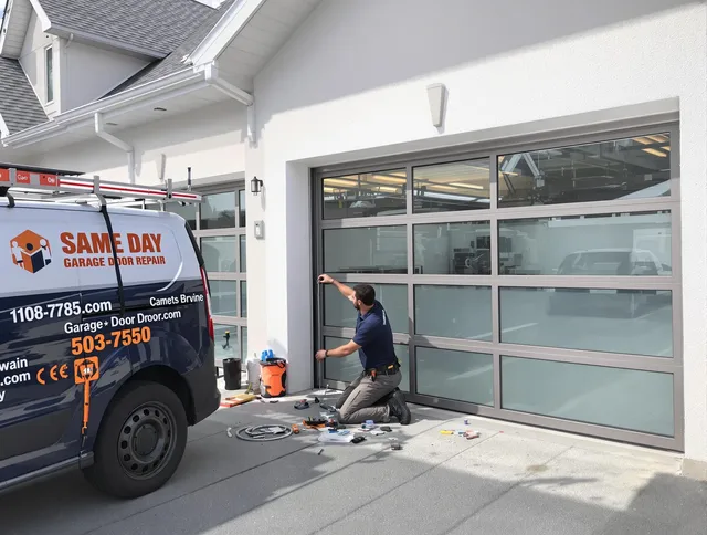 Same-day garage door repair service by Orange Garage Door Repair in Orange
